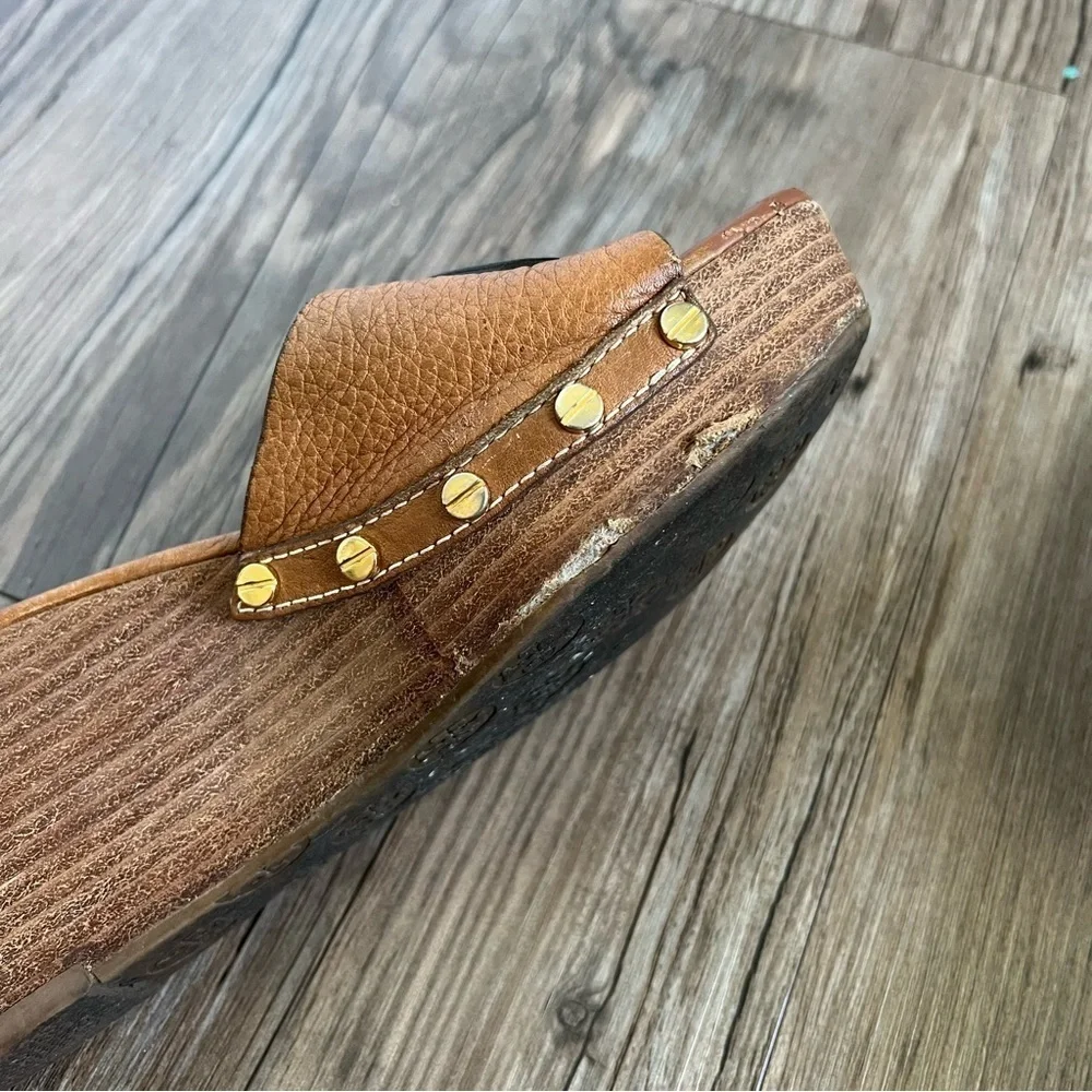 Tory Burch Patti 3 Wedge Sandals Size 8